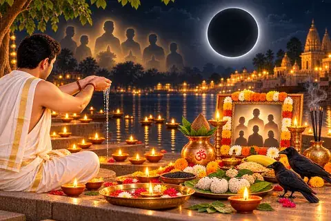 अमावस्या का सुंदर चित्र