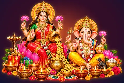 दीपावली का सुंदर चित्र