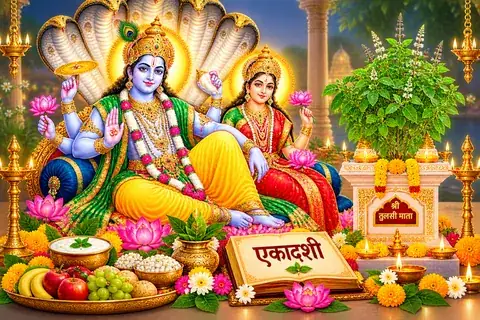 एकादशी का सुंदर चित्र