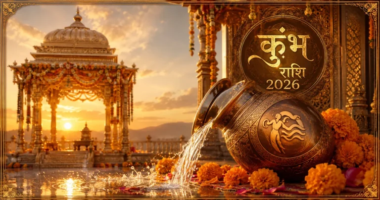 कुंभ राशि की शादी कब होगी 2026 - विवाह योग और शुभ मुहूर्त ज्योतिषीय गाइड
